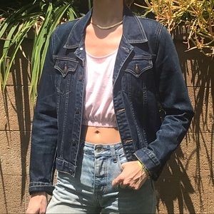 Earl Jean denim jacket size small medium
